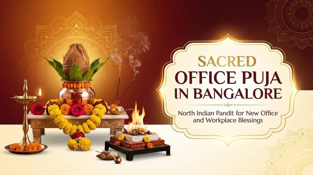 Office Puja Bangalore for business opening by Hindi pandit